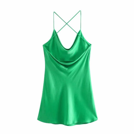 Forever Summer Satin Dress - Image 24