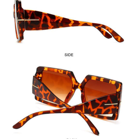 Rome Love Square Oversized Sunglasses for Women - Image 23