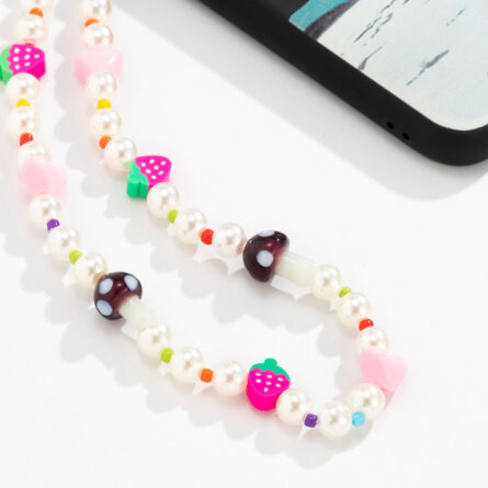 Trending Pearl Deluxe Mobile Phone Strap Phone Case Hanging Cord - Image 8