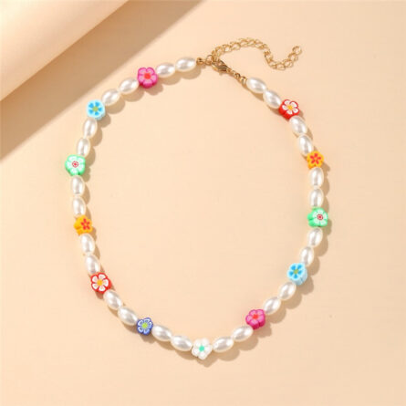 Summer Bloom Bohemian Bead Shell Necklace - Image 13
