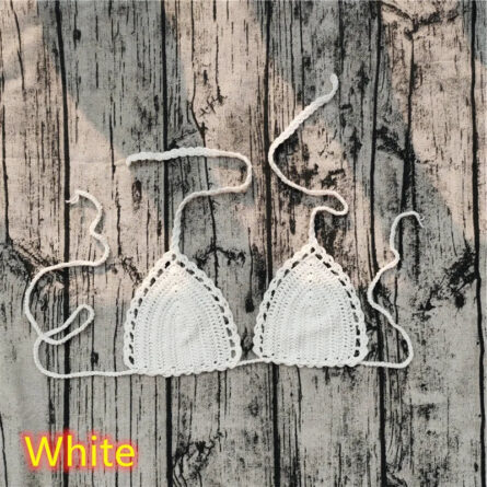 Ocean Breeze Triangle Crochet Bikini Top - Image 15