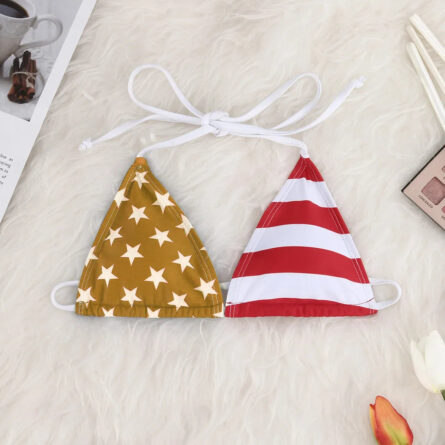 Stunning American Flag Bikini Top - Image 29