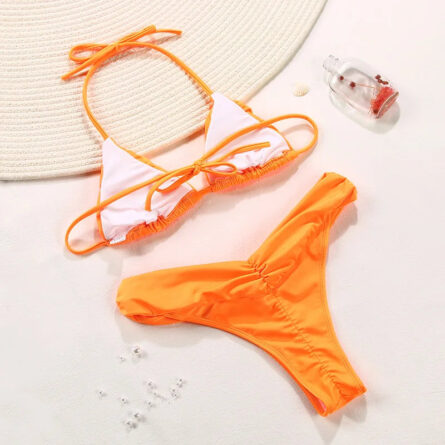Tropical Bliss Triangle Bikini Set – Bild 8