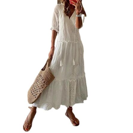 Sunset and Swim Beach Boho Maxi Dress - Image 4