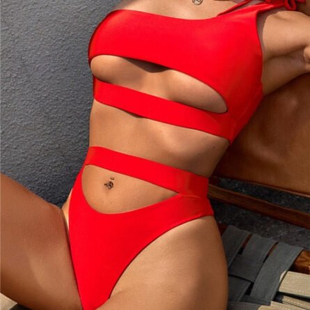 Saltwater Dreams Underboob Cut Out Hollow Out Bikini - Image 3