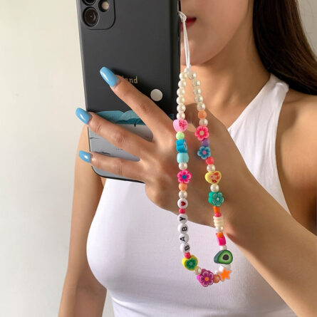 Oh So Charming Trendy Handmade Pearl Deluxe Mobile Phone Strap Phone Case Hanging Cord - Image 8