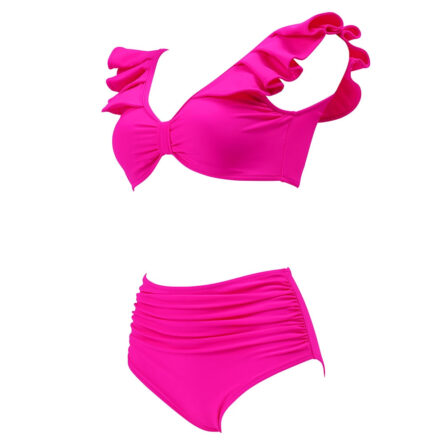 Pacific Paradise Ruffle High Waist Tummy Control Bikini – Bild 21
