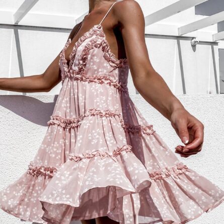 Sunkissed Loose Boho Mini Sundress - Image 34