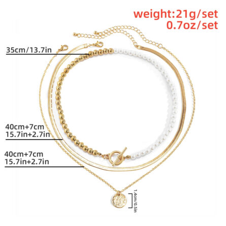 Paradise Lost Pearl Coin Pendant Necklace – Bild 38