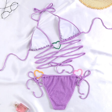 Flirty Hearts Sexy Wrap Around Strings Bikini Set - Image 32