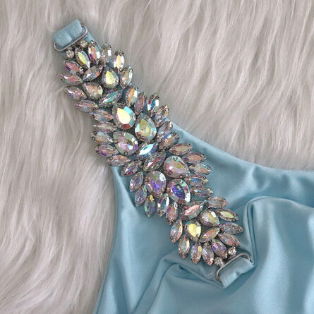 Underboob Shiny Rhinestone Scrunch Butt Bikini - Image 27