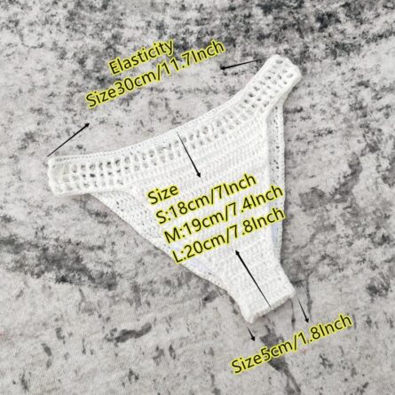 Boho Handmade Crochet Bikini Bottoms - Image 17
