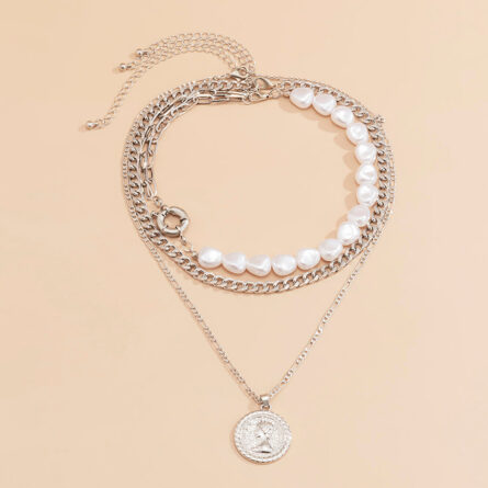 Paradise Lost Pearl Coin Pendant Necklace – Bild 35