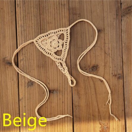 Micro String Cut Out Crochet Bikini Bottom – Bild 19