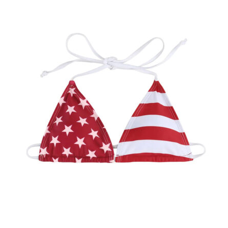 Stunning American Flag Bikini Top - Image 12