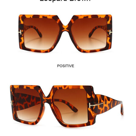 Rome Love Square Oversized Sunglasses for Women - Image 22