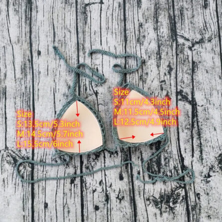 Ocean Breeze Triangle Crochet Bikini Top - Image 30