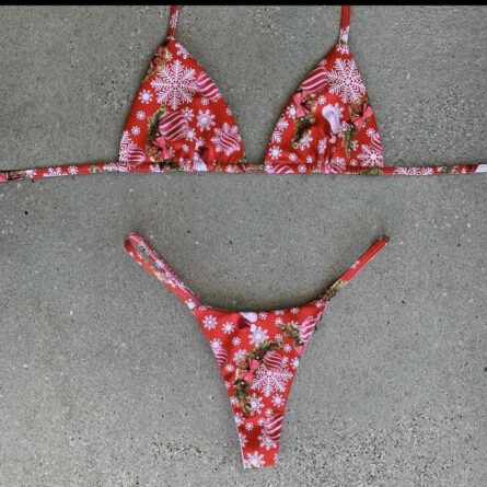 Christmas Micro Thong Bikini - Image 9