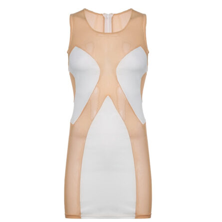 Almost Nude Sexy Mesh Bodycon Mini Dress – Bild 4
