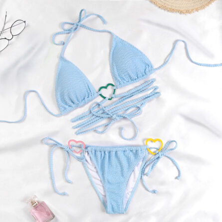 Flirty Hearts Sexy Wrap Around Strings Bikini Set - Image 37