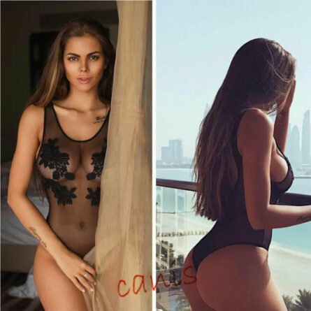 Ultra Bombshell See Through Mesh Swimsuit - Image 2