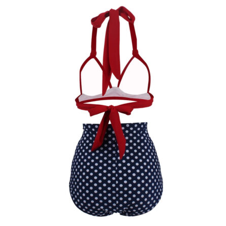 Retro Queen Halter High Waist Bikini - Image 34