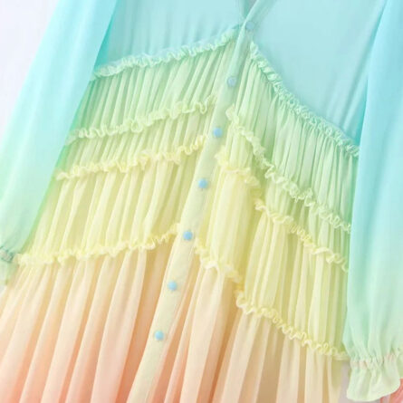 Sunset Serenity Gradient Beach Dress – Bild 15