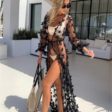 Butterfly Resort Vacation Beach Cover Up – Bild 7