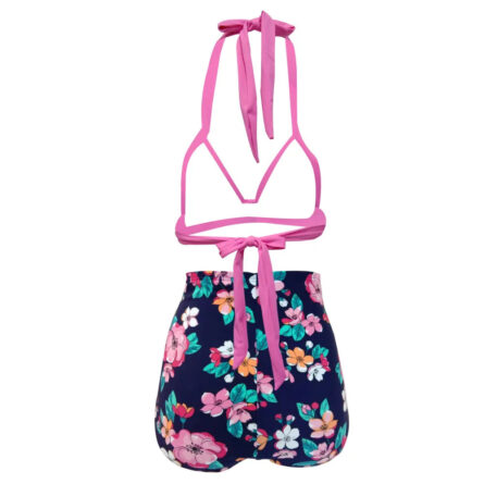 Retro Queen Halter High Waist Bikini - Image 46