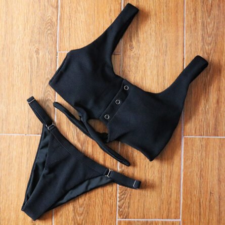 New Brazilian Bandage Push Up Padded Bikini - Image 17