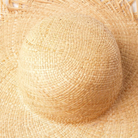 Vacation Time Handmade Large Straw Sun Hat - Image 29