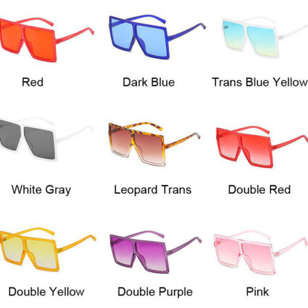 Golden Horizon Sunnies Oversized Square Sunglasses For Women – Bild 35