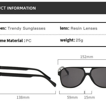 Ocean Breeze Big Frame Coloured Sunglasses – Bild 22
