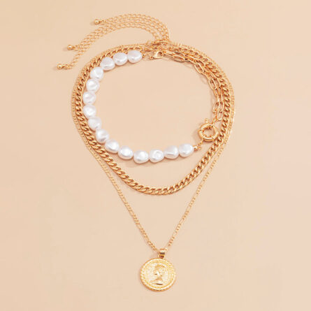 Paradise Lost Pearl Coin Pendant Necklace – Bild 33