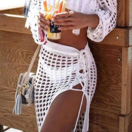 DolceVita Breeze Crochet Skirt - Image 4