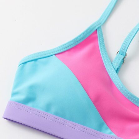 Preppy Patchwork Bikini – Bild 5