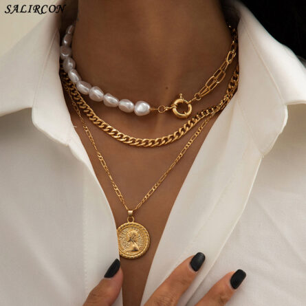 Paradise Lost Pearl Coin Pendant Necklace – Bild 25