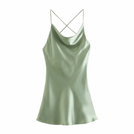 Forever Summer Satin Dress - Image 21