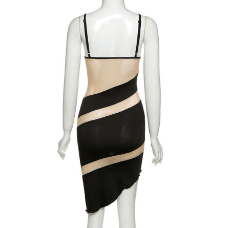 Almost Nude Sexy Mesh Strap Dress – Bild 12