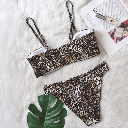 Underboob Shiny Rhinestone Scrunch Butt Bikini - Image 37