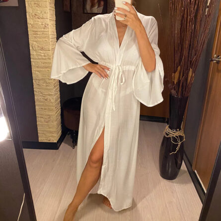 Valentina Maxi Beach Dress Cover Up - Image 9