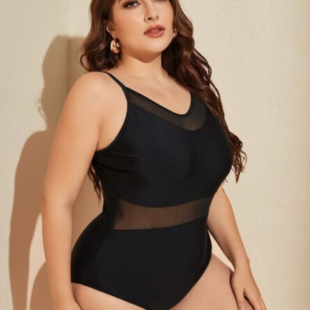 Sienna Mesh Plus Size Swimsuit - Image 36