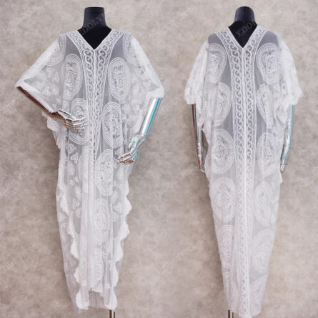 Savannah Lace Kaftan Beach Cover Up - Image 6