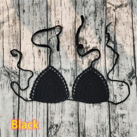 Ocean Breeze Triangle Crochet Bikini Top - Image 36