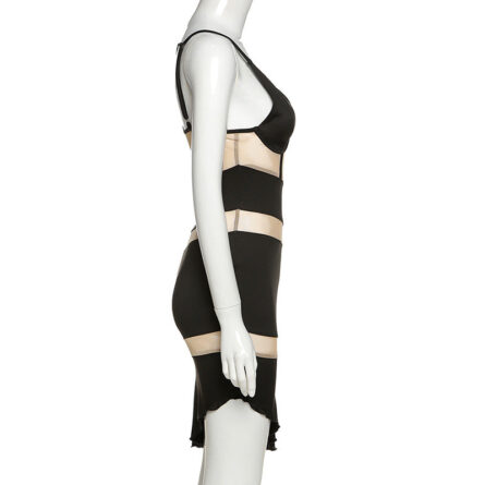 Almost Nude Sexy Mesh Strap Dress – Bild 11