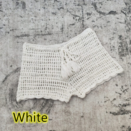 Seaside Chic Handmade Crochet Shorts - Image 15