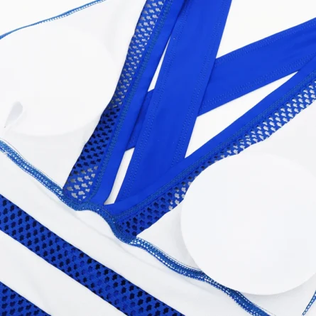 Midnight Mesh Hourglass One Piece Swimsuit - Image 7