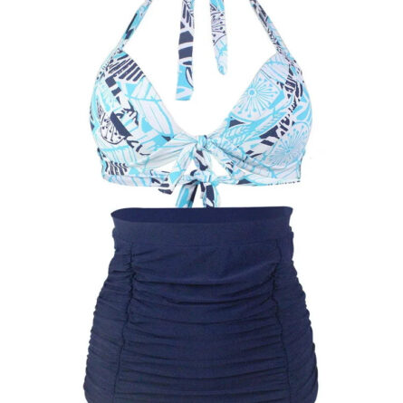Retro Queen Halter High Waist Bikini - Image 21
