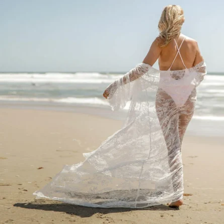 Shoreline Lace Breeze Maxi Cover Up - Image 3
