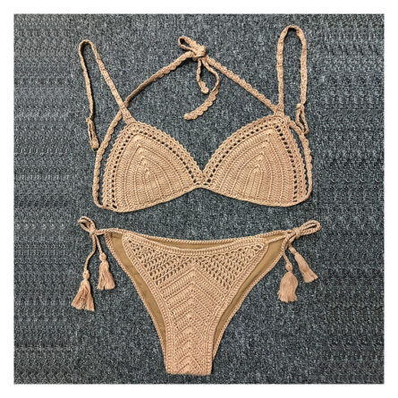 Waves and Sand Handmade Crochet Bikini Set – Bild 8